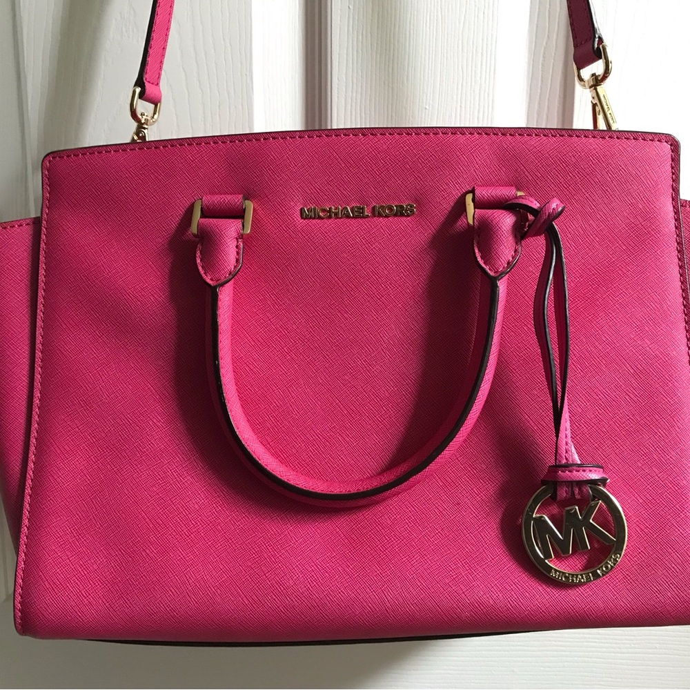 MICHAEL KORS HANDBAG WITH CROSSBODY STRAP   EUC
